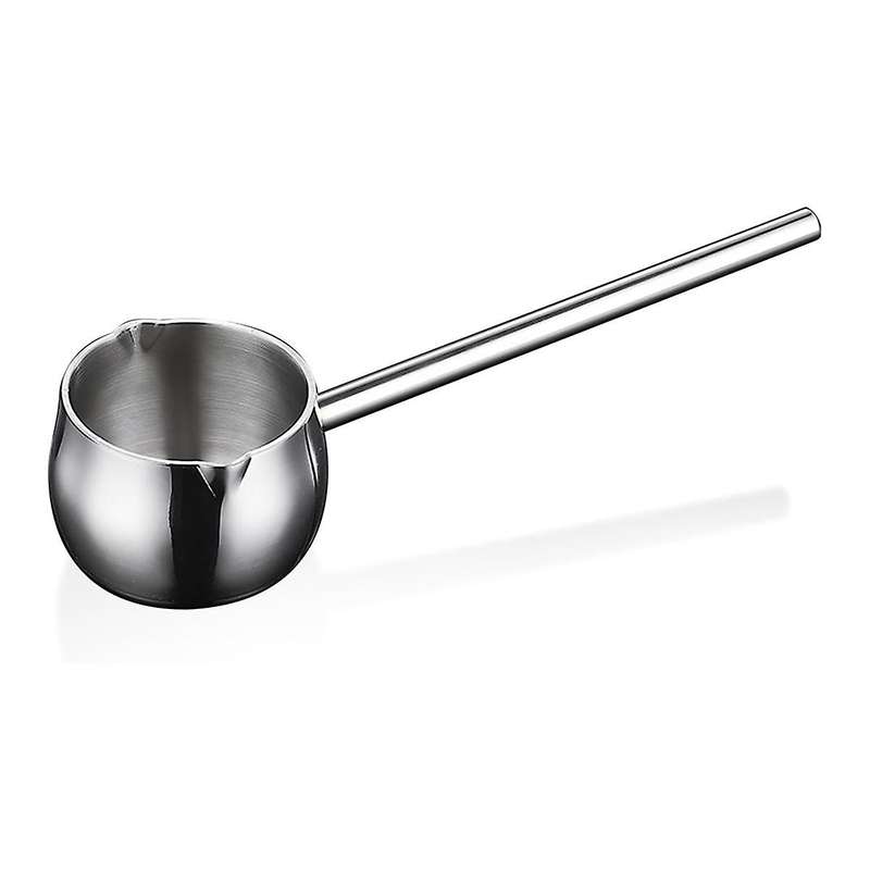 Mini Butter Warmer with Long Handle Induction Milk Warmer Pot Small Saucepan SUS316 Tri-Ply Stainles