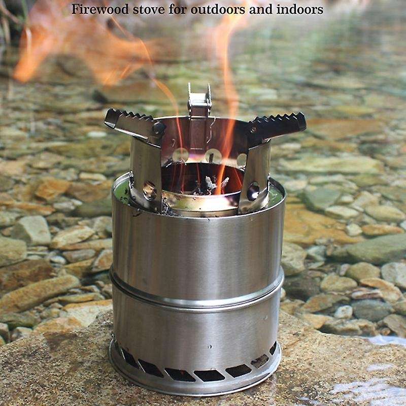 Mini Bump Outdoor Camping Furnace End Deconstructable Wood Stoves Picnic Barbecue Stoves Wood Burner