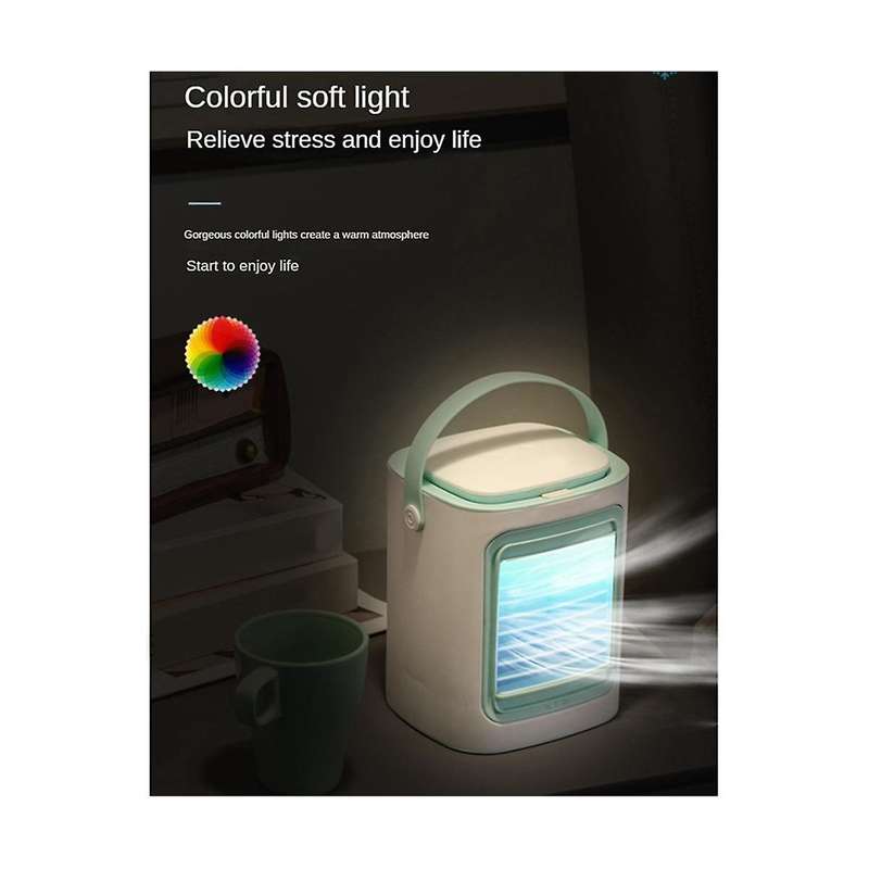 Mini Cooling Fan Usb Portable Air Conditioning Fan Small Water Cooling Fan Spray Fan Desktop Deskto