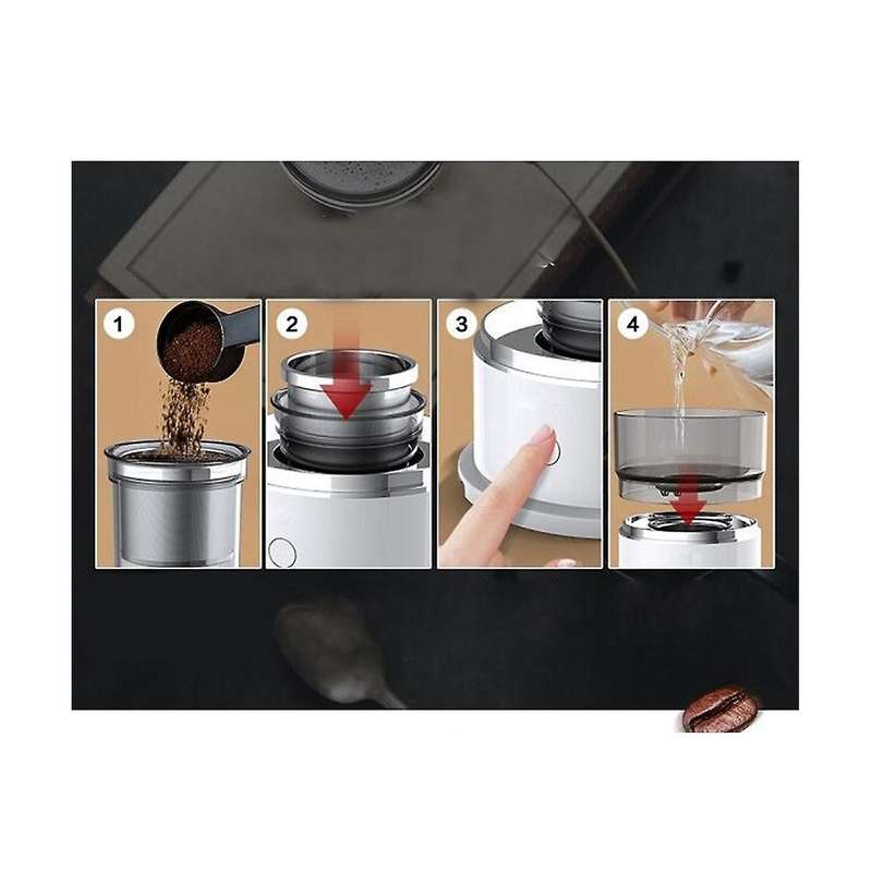 Mini Coffee Machine Semi-automatic Coffee Brewer Manual Drip Coffe Brewing Equipment Food Processor