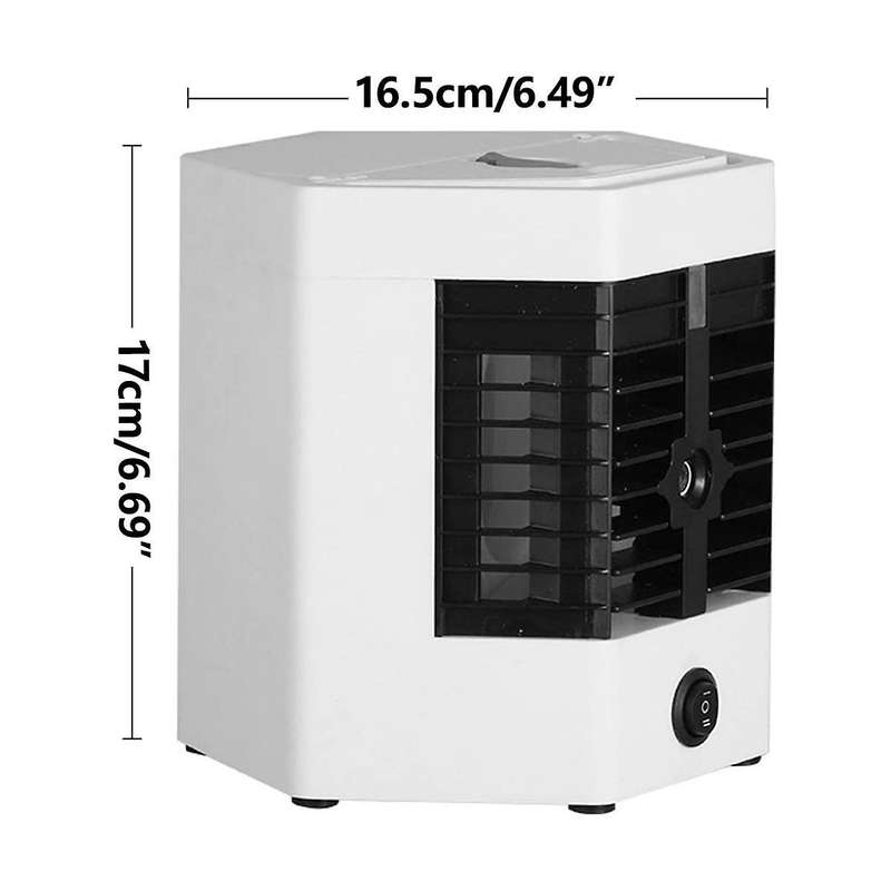 Mini Conditioning Fan, Desktop Cooler Fan, Usb Portable Cooler Conditioning Fan Desk Top Water Cool