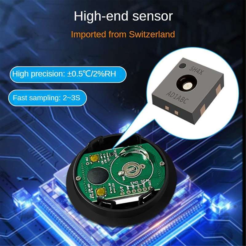 Mini Digital Indoor Thermometer Hygrometer Embedded High Precision Temperature and Humidity Instrume
