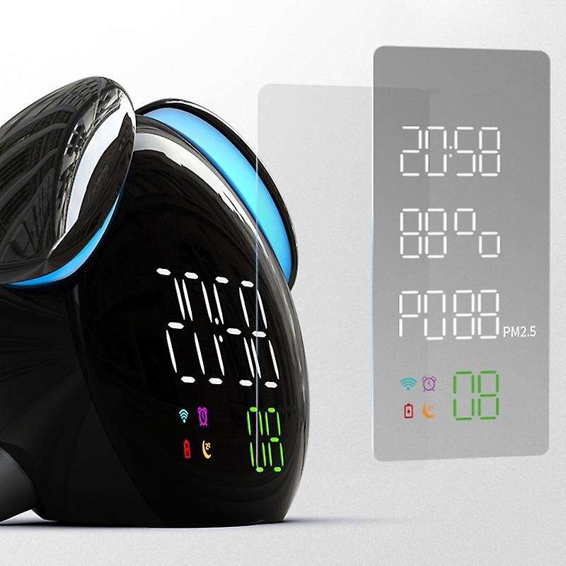Mini Digita Clock Led Table Watch Small Desk Clock Intelligent Colorful Alarm Clock