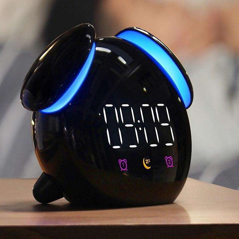 Mini Digita Clock Led Table Watch Small Desk Clock Intelligent Colorful Alarm Clock