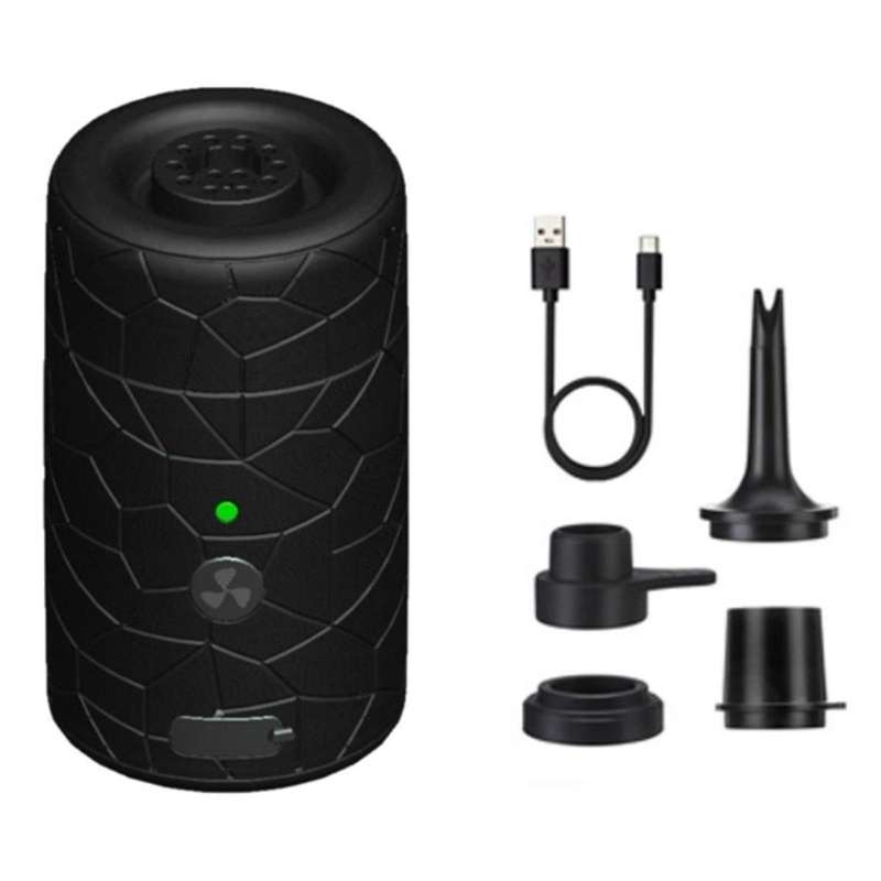 Mini Electric Air Pump for Inflatables Portable Air Mattress Pump Rechargeable Air Pump for Pool Flo