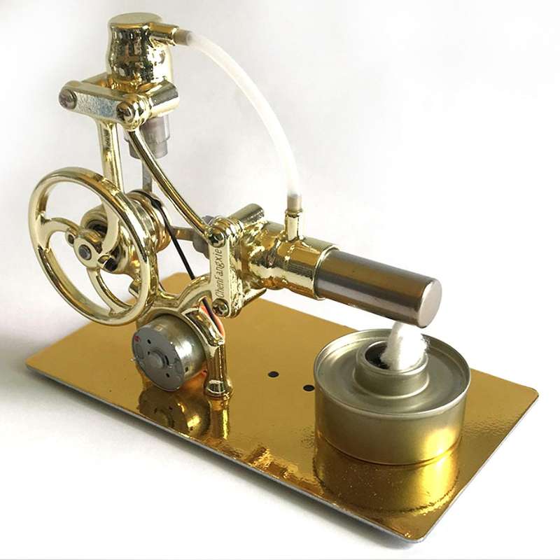 Mini Engine Hot Air Stirling Engine Motor Model Steam Power Technology Scientific Power Generation E