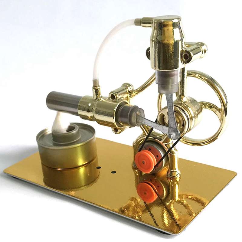 Mini Engine Hot Air Stirling Engine Motor Model Steam Power Technology Scientific Power Generation E