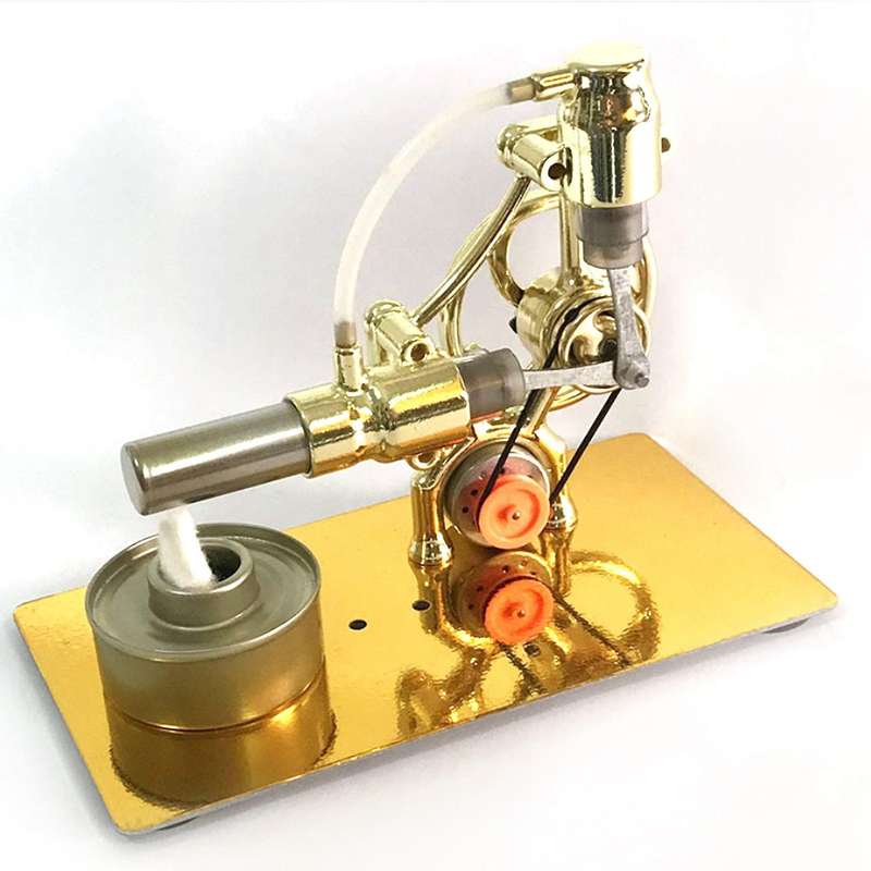 Mini Engine Hot Air Stirling Engine Motor Model Steam Power Technology Scientific Power Generation E