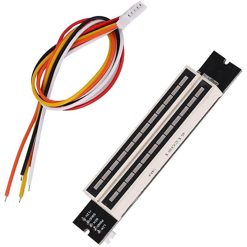 Mini Dual 12 Level Indicator VU Meter Adjustable Light Speed Board