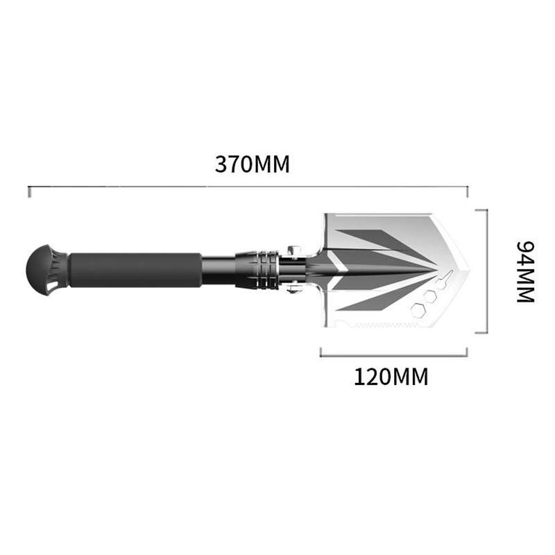 Mini Folding Shovel Steel Portable Garden Tool Survival Shovel for Camping Hiking Backpacking