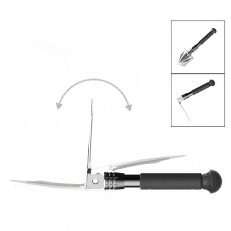 Mini Folding Shovel Steel Portable Garden Tool Survival Shovel for Camping Hiking Backpacking