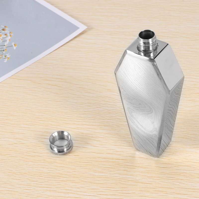 Mini Hip Flask 100ML Personalized Coffin Shape Stainless Steel