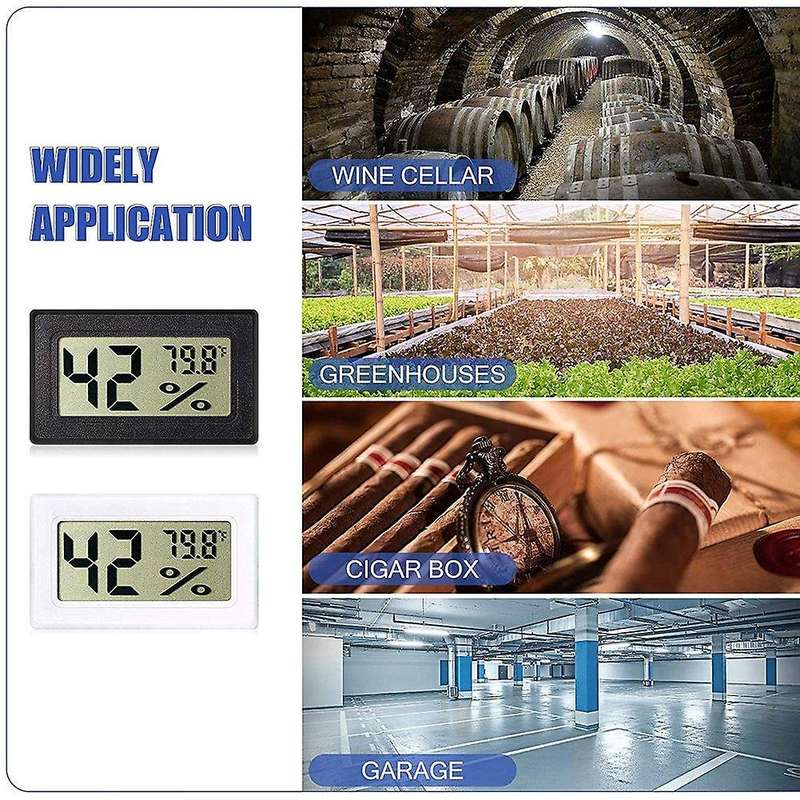 Mini Hygrometer Thermometer Digital Indoor Humidity Gauge Monitor Electronic LCD Display Humidity Te