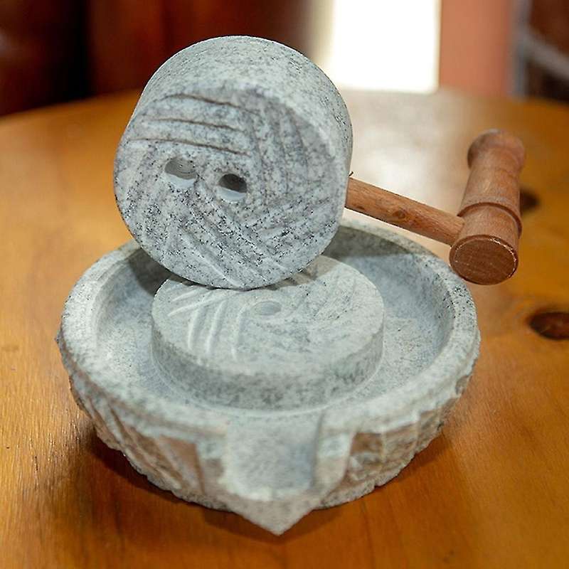 Mini Home Coffee Bean Machine Retro Hand Coffee Grains Spices Natural Small Stone Retro Ornaments