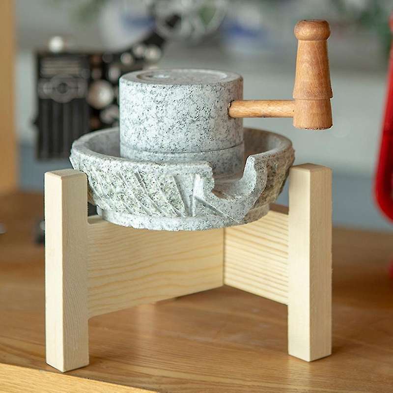 Mini Home Coffee Bean Machine Retro Hand Coffee Grains Spices Natural Small Stone Retro Ornaments