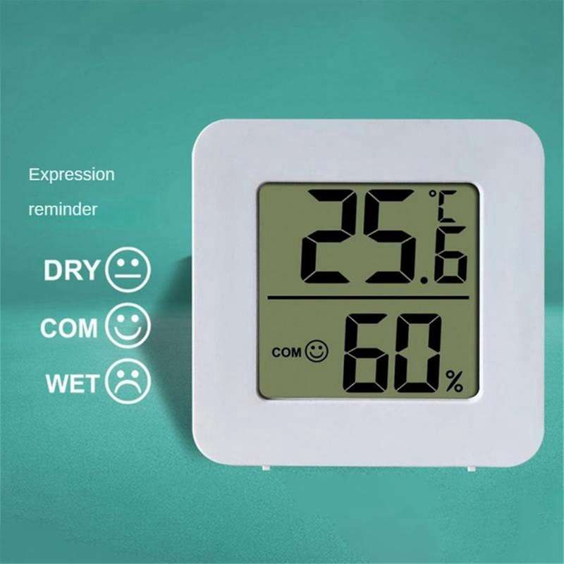 Mini Indoor Thermometer LCD Digital Temperature Room Hygrometer Gauge Sensor Humidity Meter Home