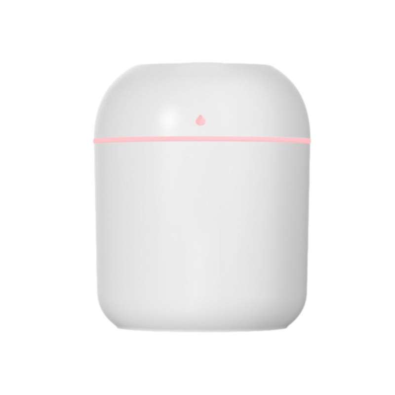 Mini Humidifier USB Small Sprayer Office Air Purifier LED Night Light Atomizer White