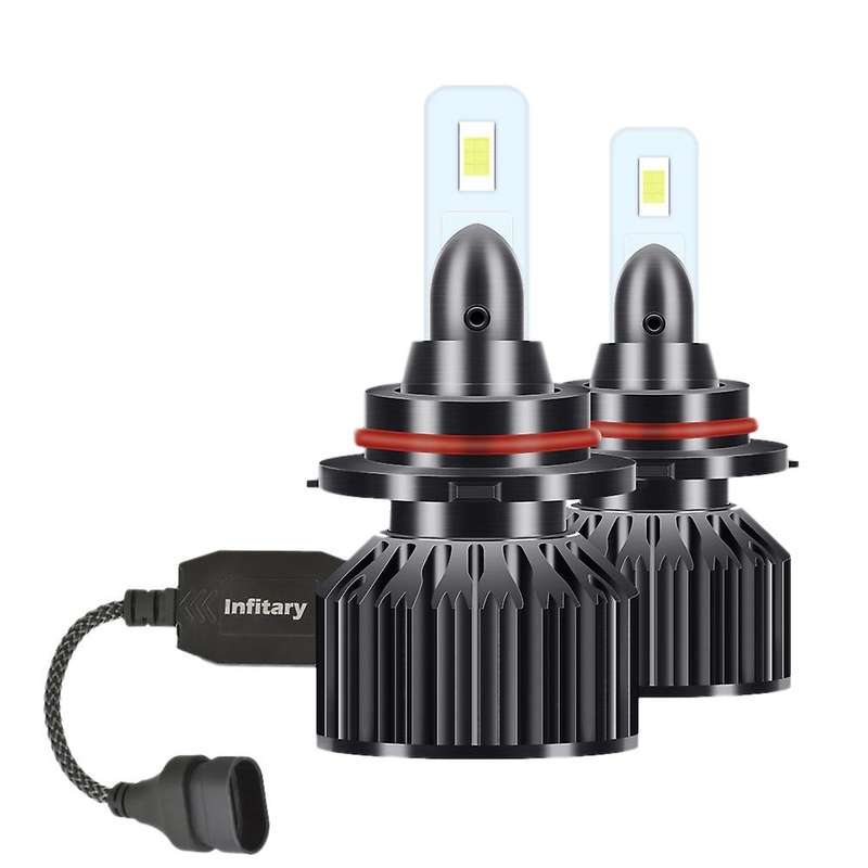 Mini LED Car Headlight Bulb 12000LM 6500K H13 H27 880 HB3 HB4 9007 Running Auto head light lamp 9005