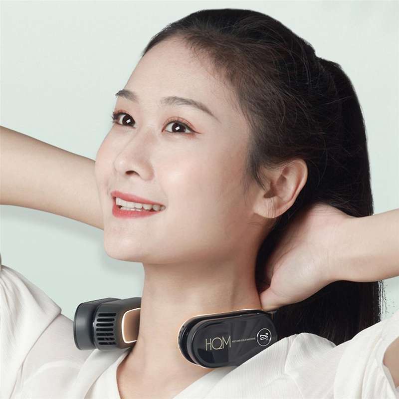 Mini Portable Air Conditioner Neck Fan Rechargeable Small Bladeless Fan Cooling Usb Silent Fan Air C