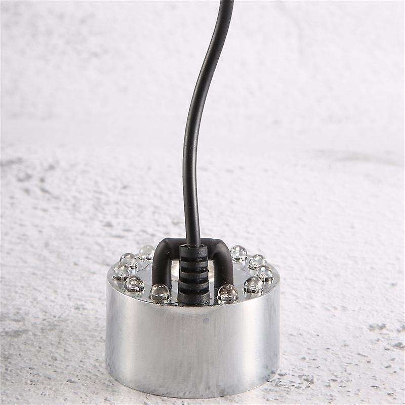 Mini Mist Maker, 12 Led Mister Fogger Water Fountain Pond Fog Machine Atomizer Air Humidifier for H