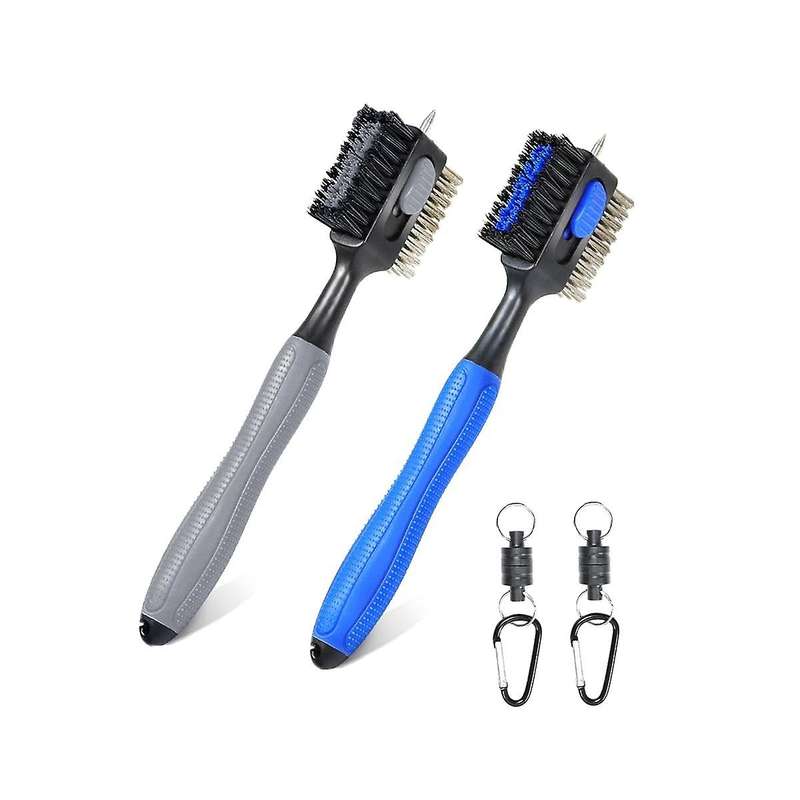 Mini Magnetic Buckle Golf Club Cleaning Brush Golf Cleaning Supplies Golf Accessories