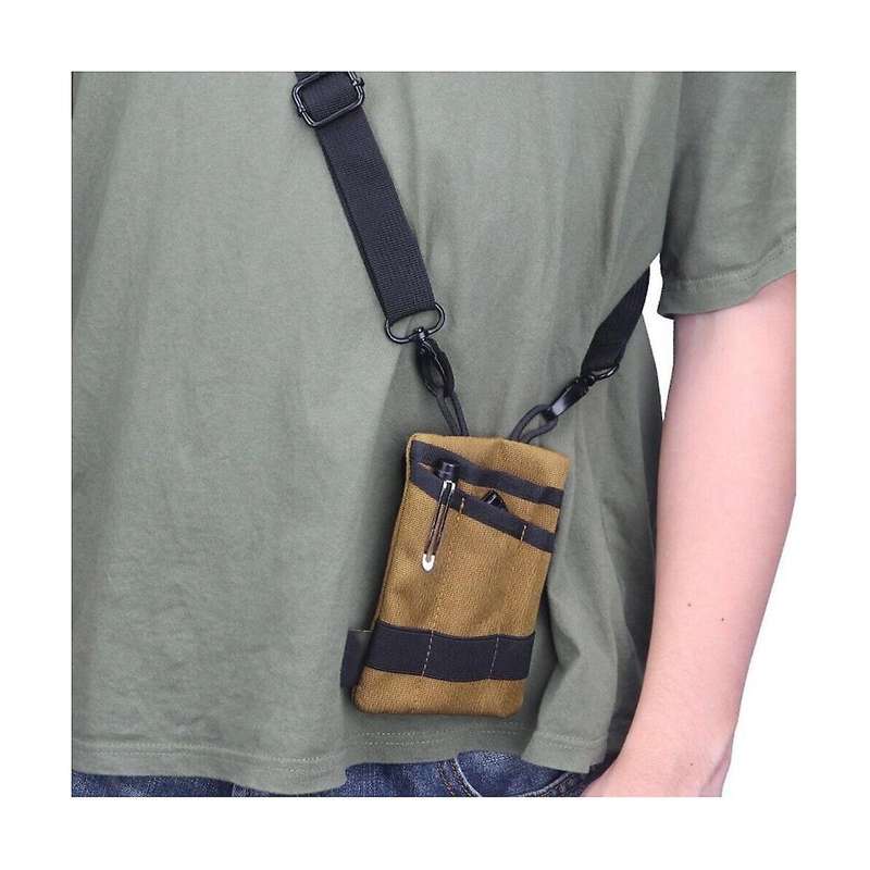 Mini Outdoor Pocket Organizer Pouch Multifunctional for Camping Hiking Mountaineering Card Key Tool