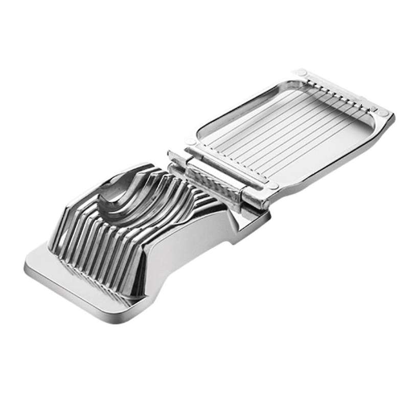 Mini Manual Egg Slicer Cutter Hard Boiled Egg Slicer Cutter Multipurpose Aluminium Alloy Egg Ham Cut