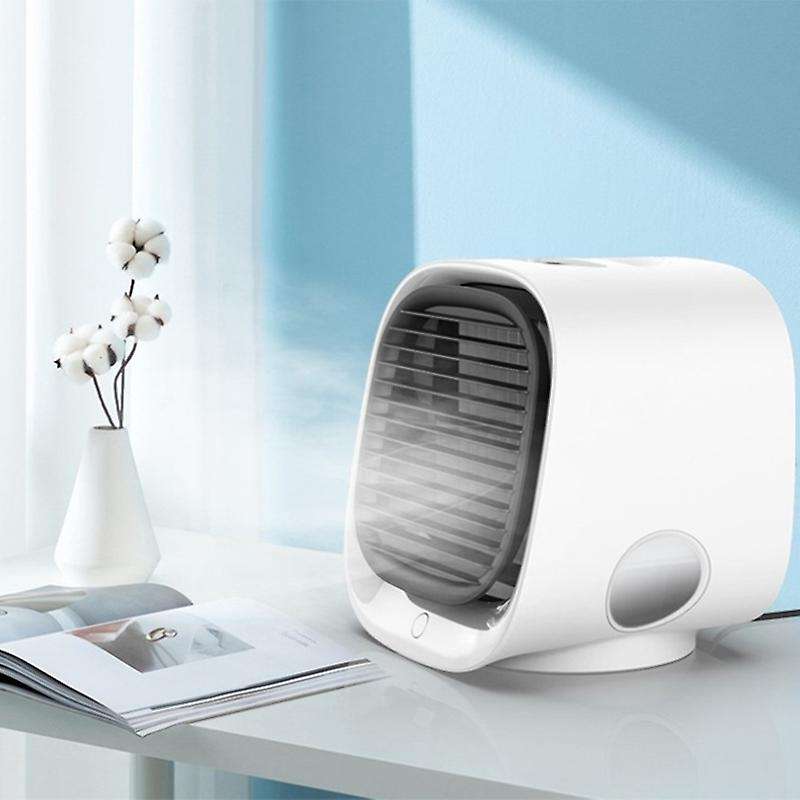 Mini Portable Fans Air Conditioner Multi-Function Humidifier Purifier USB Desktop Air Cooler Fan wit