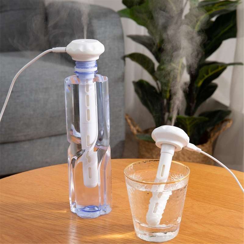 Mini Portable Humidifier, Small USB Personal Humidifiers with Ultra Quiet, Container Diversity, for