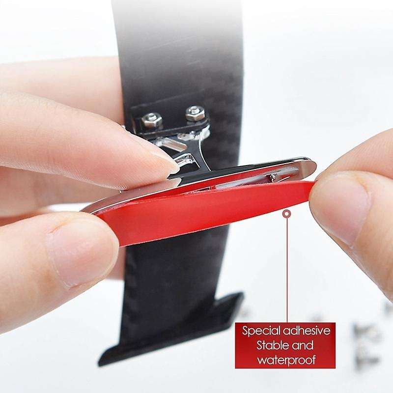 Mini Rear Small Wing Spoiler, 17cm Universal Carbon Fiber Tail Spoiler Wing Decoration Adjustable Ra