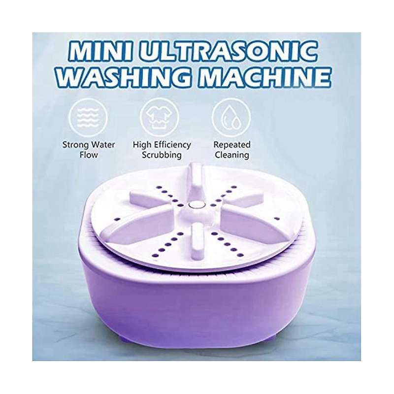 Mini Portable Washing Machine with Remote Control and Suction Cup, Suitable for Travel, Homes, And
