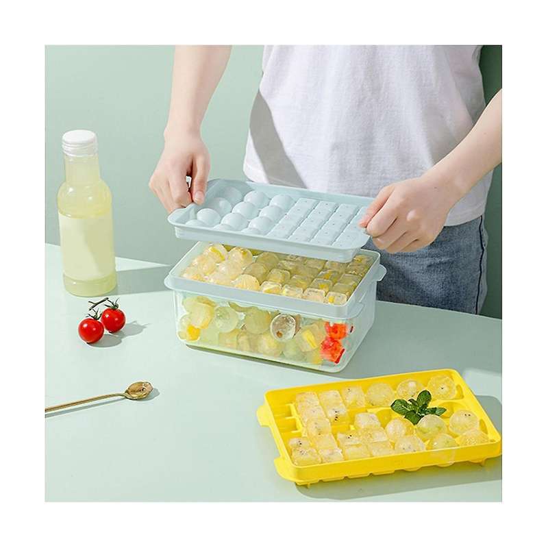 Mini Round Ice-cube Tray Round Ice-cube Tray with Lid Ice Maker Mold Ice-cube Tray Round Ice-cube I