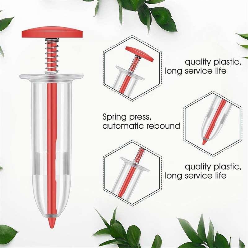 Mini Seed Spreader Set, Seed Seeder Mini Sowing Seed Dispenser, Manual Seedling and Weed Eater Set