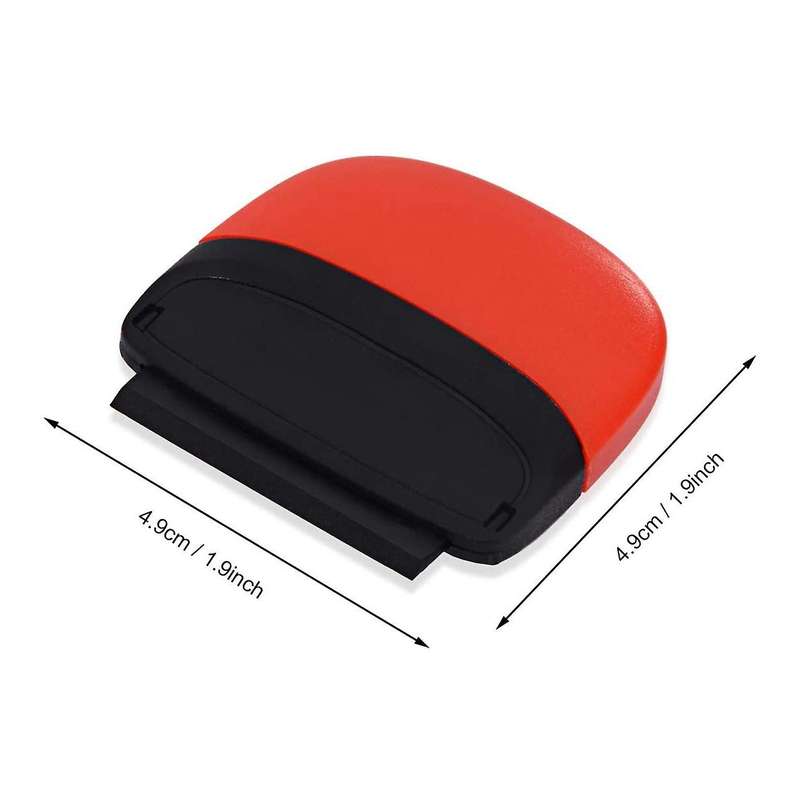 Mini Size Plastic Blades Scrapers, 6 Pcs Scrapers for Window Glass Sticker Removal, Old Label and De
