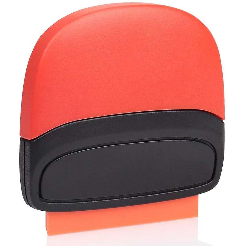 Mini Size Plastic Blades Scrapers, 6 Pcs Scrapers for Window Glass Sticker Removal, Old Label and De
