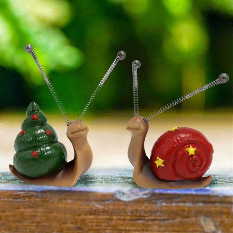 Mini Snail Sculpture Bonsai Decoration, Home Decoration Resin Crafts, Outdoor Decoration, Garden Dec