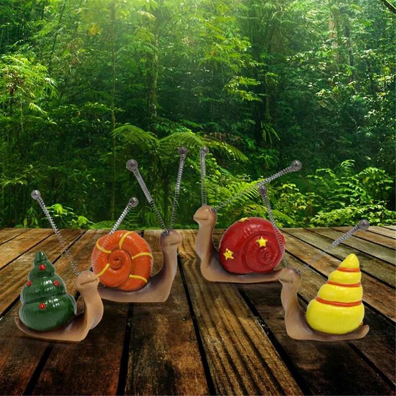 Mini Snail Sculpture Bonsai Decoration, Home Decoration Resin Crafts, Outdoor Decoration, Garden Dec