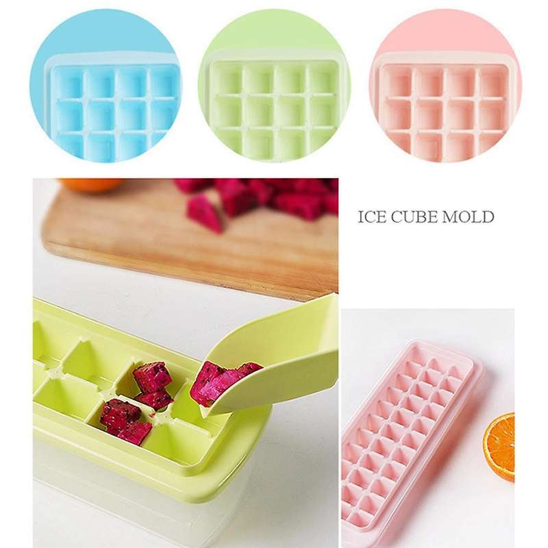 Mini Shape Ice Tray, Complementary Food Ice Box, Ice Square Mold, Large Capacity Ice Box, Ice Maker,