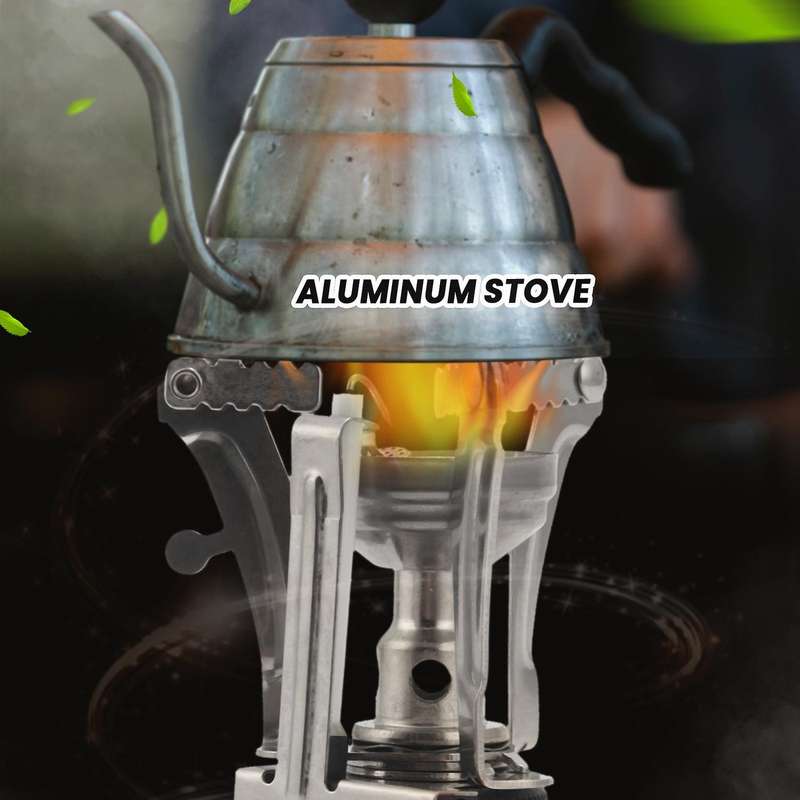 Mini Stove Super Lightweight Camping Stove Outdoor Cooking Burner Folding Camping Stove with Refill