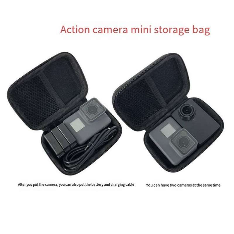 Mini Storage Bag Case for Hero 12 11 10 9 8 7 6 5 4 3 Action Camera Accessories Storage Bag