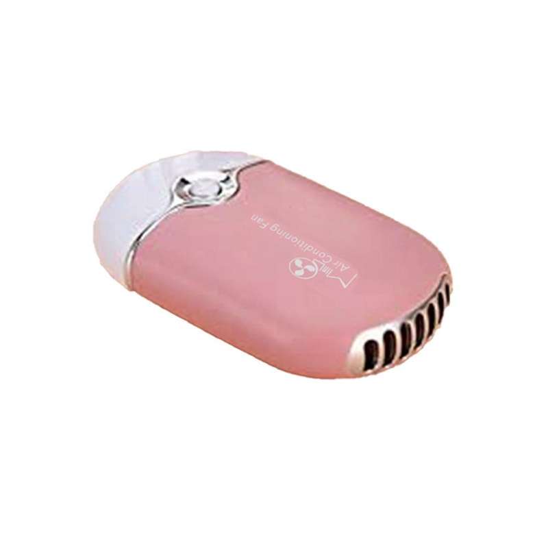 Mini Usb Fan Built-in Lithium Battery Air Conditioning Rechargeable Eyelash Fan (pink)