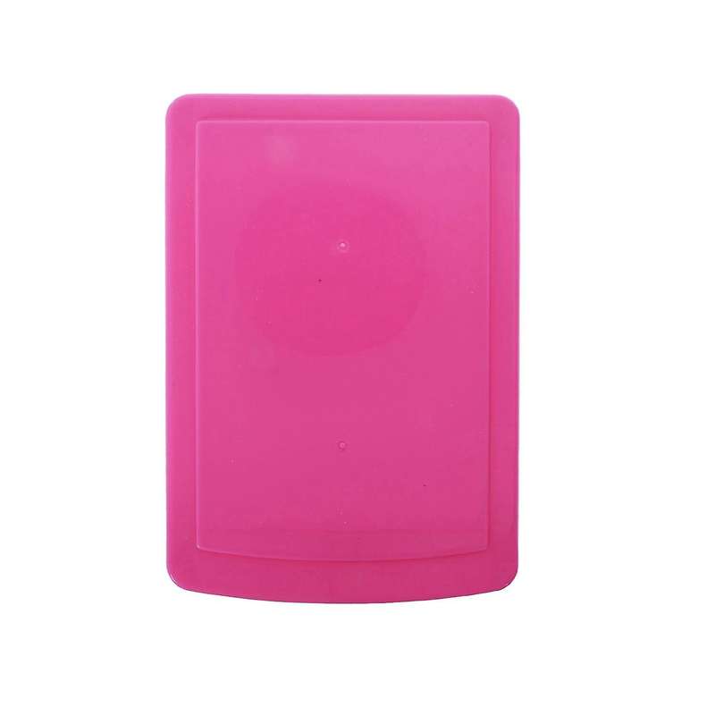 Mini Translucent Drawer Type Plastic Storage Box Red 3 Layers