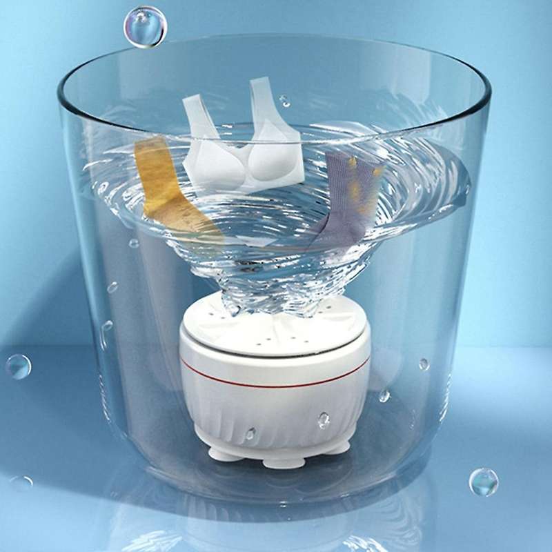 Mini Turbo Washer USB Powered Cleaning Washing Machine for Underwear Socks Mini Ultrasonic Turbo Was