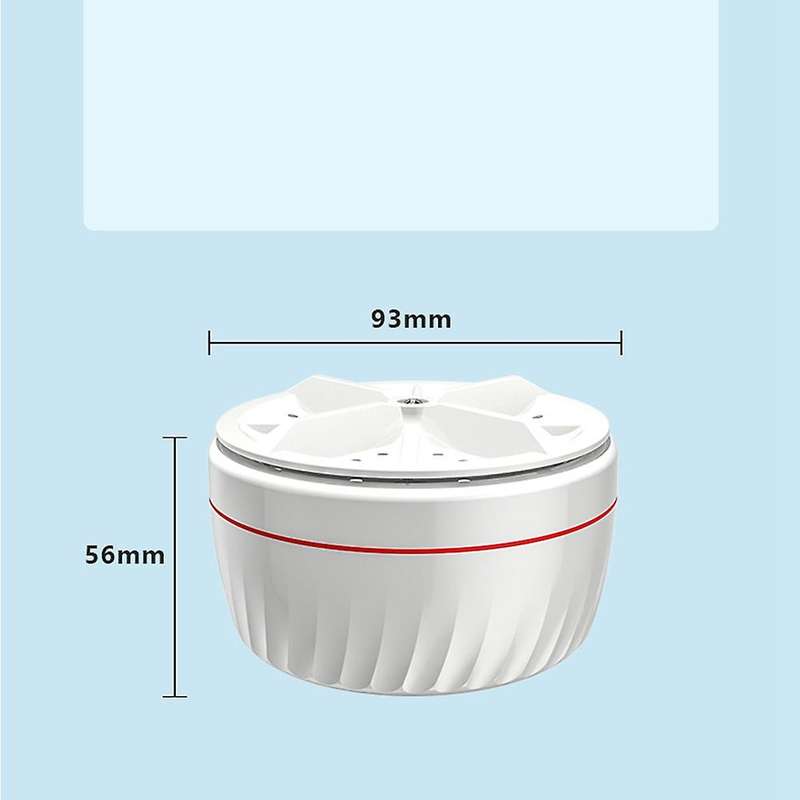 Mini Turbo Washer USB Powered Cleaning Washing Machine for Underwear Socks Mini Ultrasonic Turbo Was