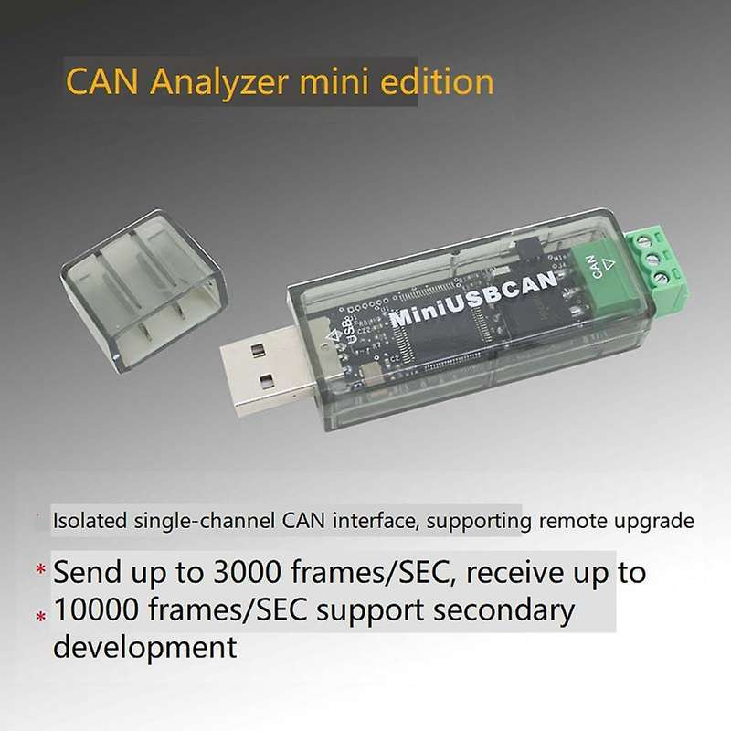 Mini Usbcan Can Analyzer Supports Secondary Development Canopen J1939 Devicenet Usbcan Debugger