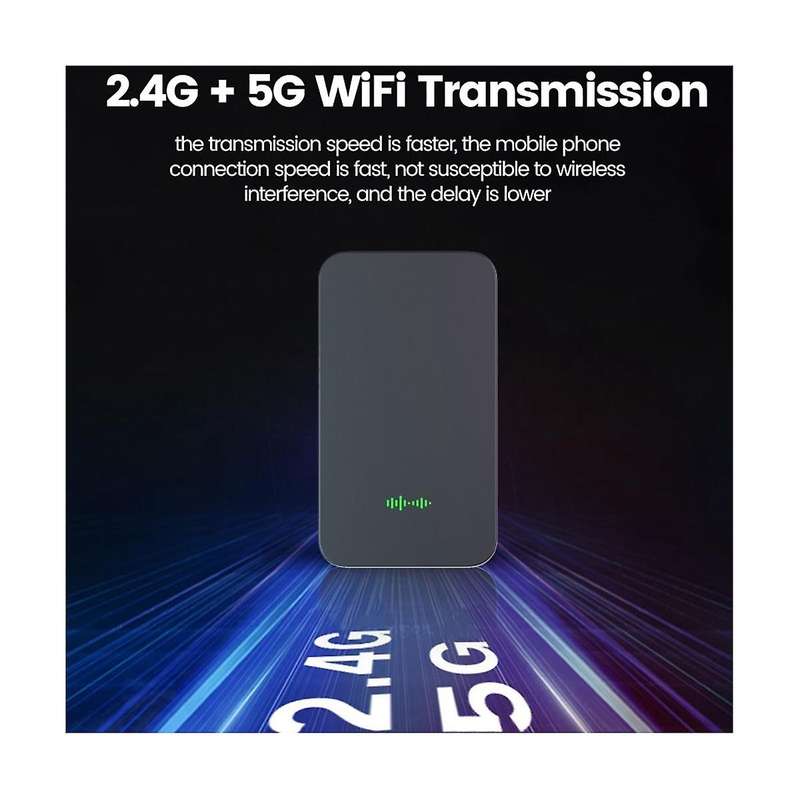 Mini Wireless Adapter Car Wired Carplay Android Auto to Wireless Carplay Android Auto Multimedia Vi