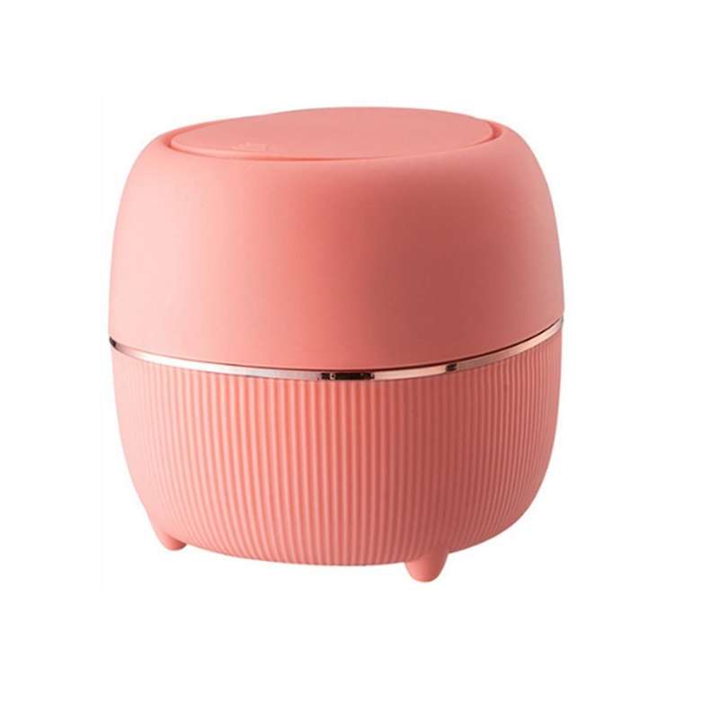 Mini Waste Bin, Table Bin with Lid, Waste Bin, Small for Kitchen, Bathroom, Bed, Office, Desk (whit