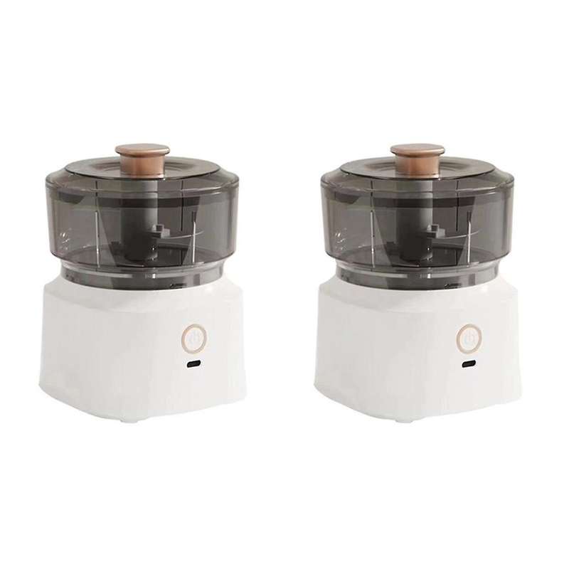 Mini Wireless Electric Garlic Press Dual-Purpose Kitchen Food Grinder Rechargeable Meat Grinder Vege
