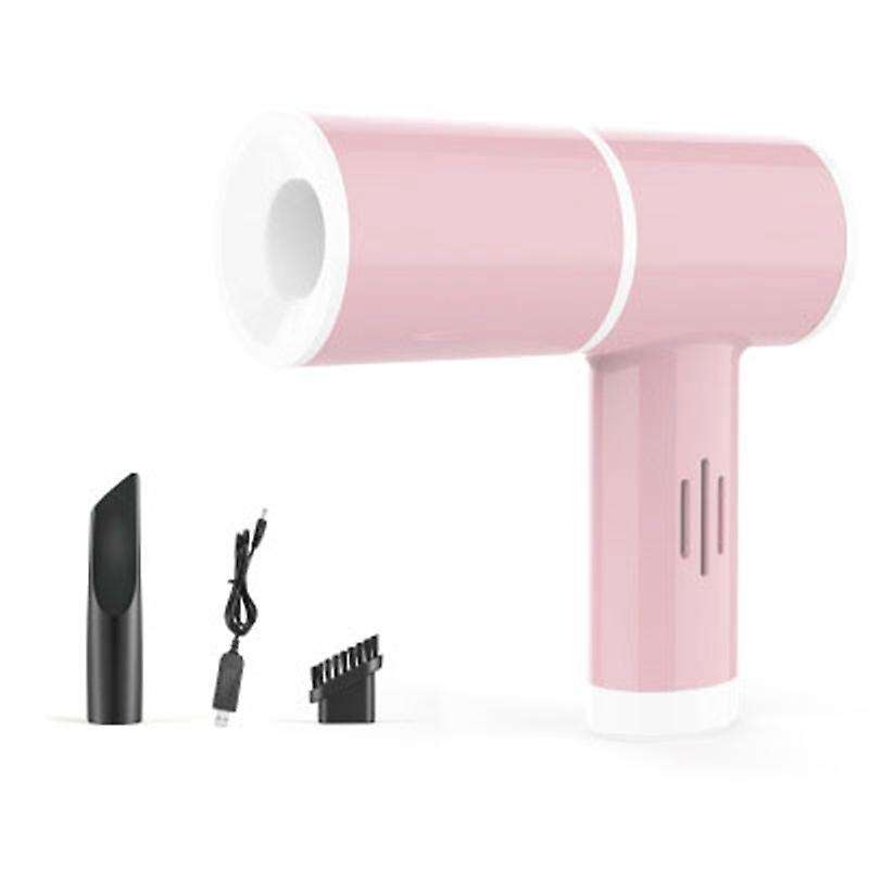 Mini Wireless Super Strong Suction 5000 Pa Pink Portable Handheld Auto Vacumm Cleaner for Office Hom