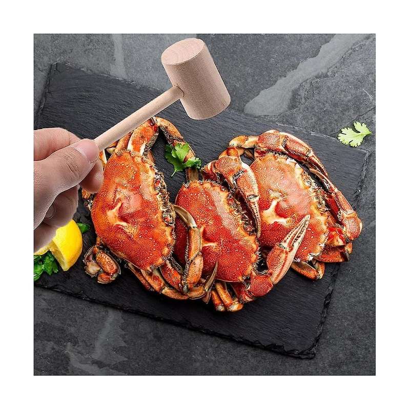 Mini Wooden Hammer for Chocolate Breakable Heart, Seafood Shellfish Lobster Cracking Tool,solid Har